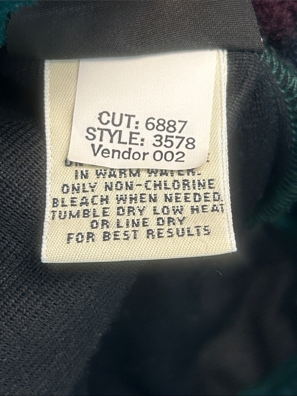 EUC Vintage Eddie Bauer Polartec Aztec Geometric Pattern 1/4-zip Fleece Pullover - Picture 7 of 7